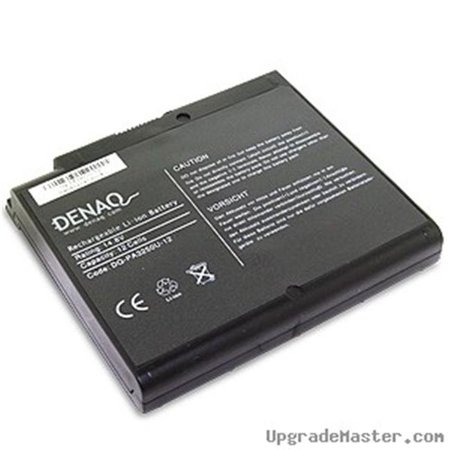 DENAQ Denaq DQ-PA3250U-12 High Capacity Battery for Toshiba Satellite A30 Laptops- 6600mAh DQ-PA3250U-12